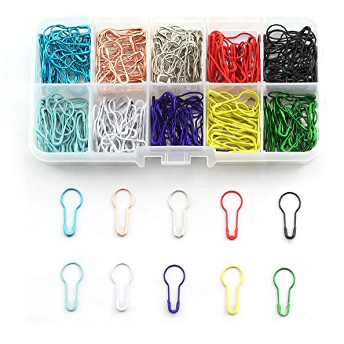 NX Garden 300pcs Small Safety Pin Colorful Clothing Tag Gourd Pin DIY Sewing Locking Tools Handmade Craft Supplies Apparel Accessories Mini Buckle Pin 22mm - Image 1