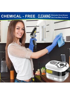 ET-LIFE Steam Cleaner, 4.5Bar Pressurized Steamer for Cleaning, Multi-Purpose Steamer for Home, Handheld Steam Cleaner, with 6pcs Accessories, Car Steamer, Portable Steam Cleaner for Kitchen, Bathroom, Tile  - Image 3