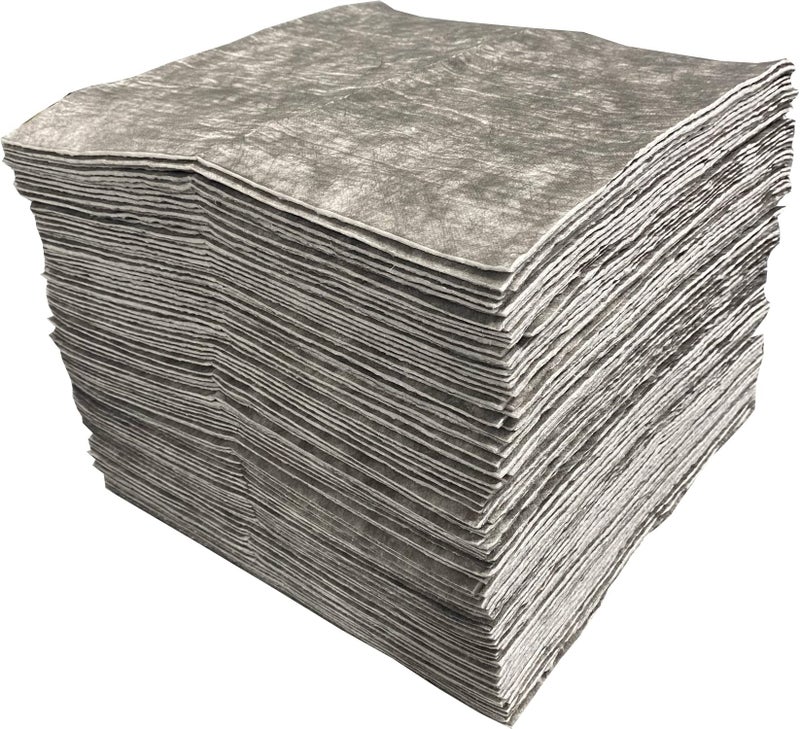 ESP وسادة امتصاص عالمية ثقيلة الوزن من بولي بروبيلين ESP 1AMGPL NPS للتحكم في الانسكابات، بطول 18 بوصة، عرض 16 بوصة، رمادي، 100 قطعة لكل بالة - Image 2