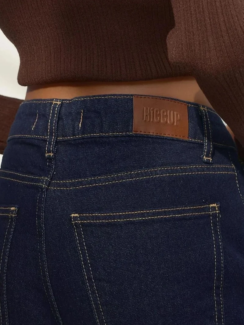 هيكاب جينز دينم مستقيم الساق