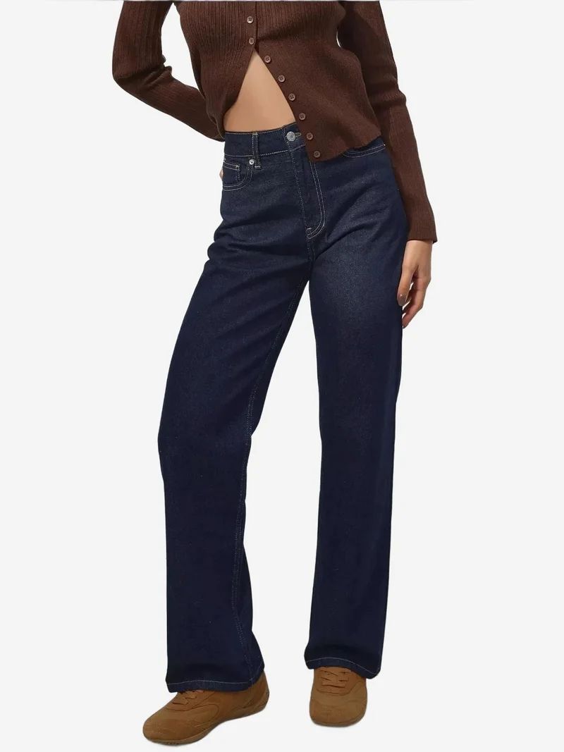 هيكاب جينز دينم مستقيم الساق