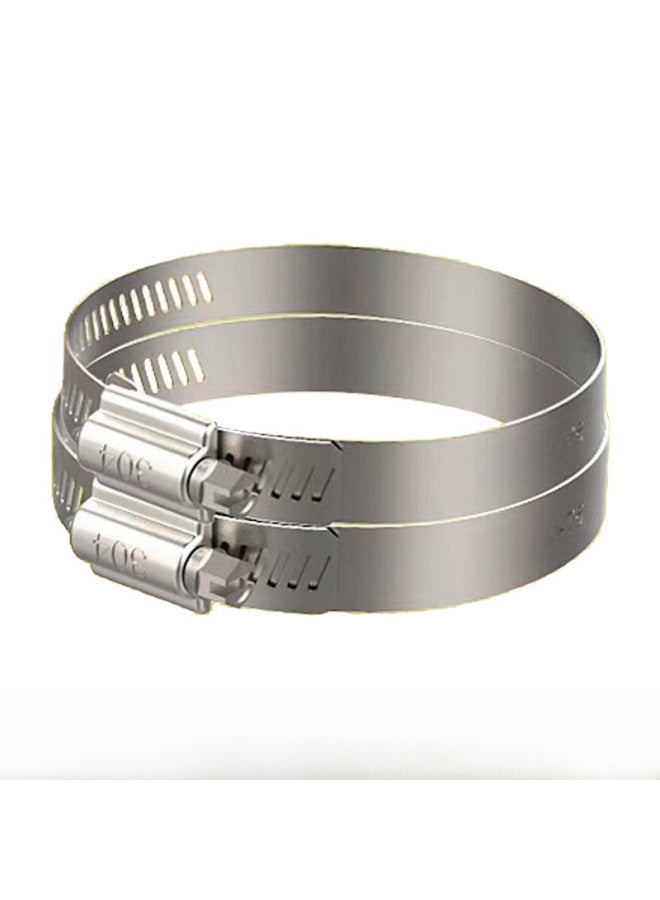 304 Stainless Steel American Hose Clamp Kitchen Ventilator Pipe Clamp Water Pipe Connector Clamp 316 Stainless Steel Pipe Clamp Water Pipe Clamp-Specification Model:Semi-steel Cross Hose Clamp 65-89  - Image 5