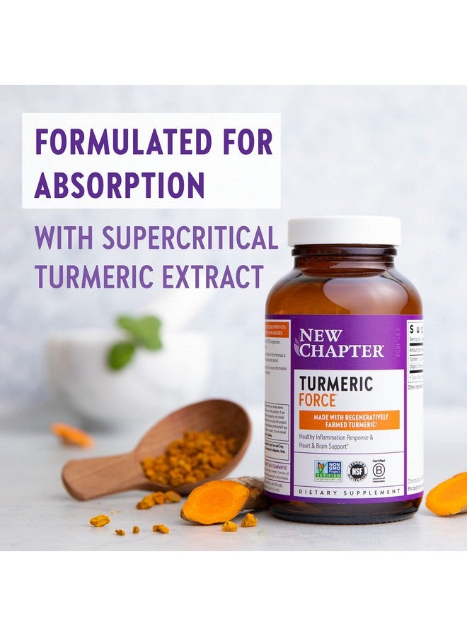 New Chapter Turmeric Force 120 Vegetarian Capsules - Image 4