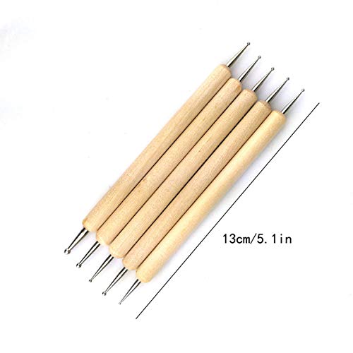 Hamineler 20pc Silicone Clay Sculpting Tools - Shaping, Modeling, Carving Set for Pottery, Sculpture - Image 5