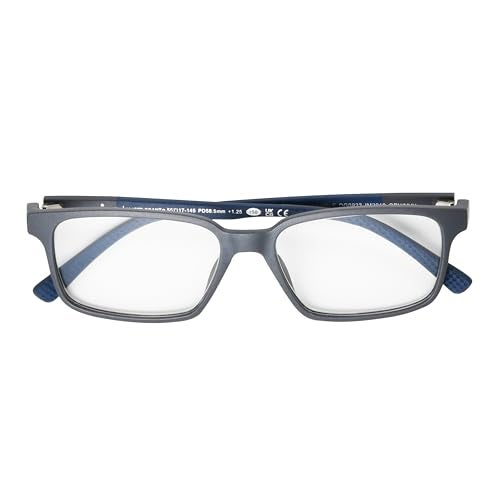 Ironman Foster Grant IRONMAN Mens Chase Square Reading Glasses BLACK 15x - Image 3
