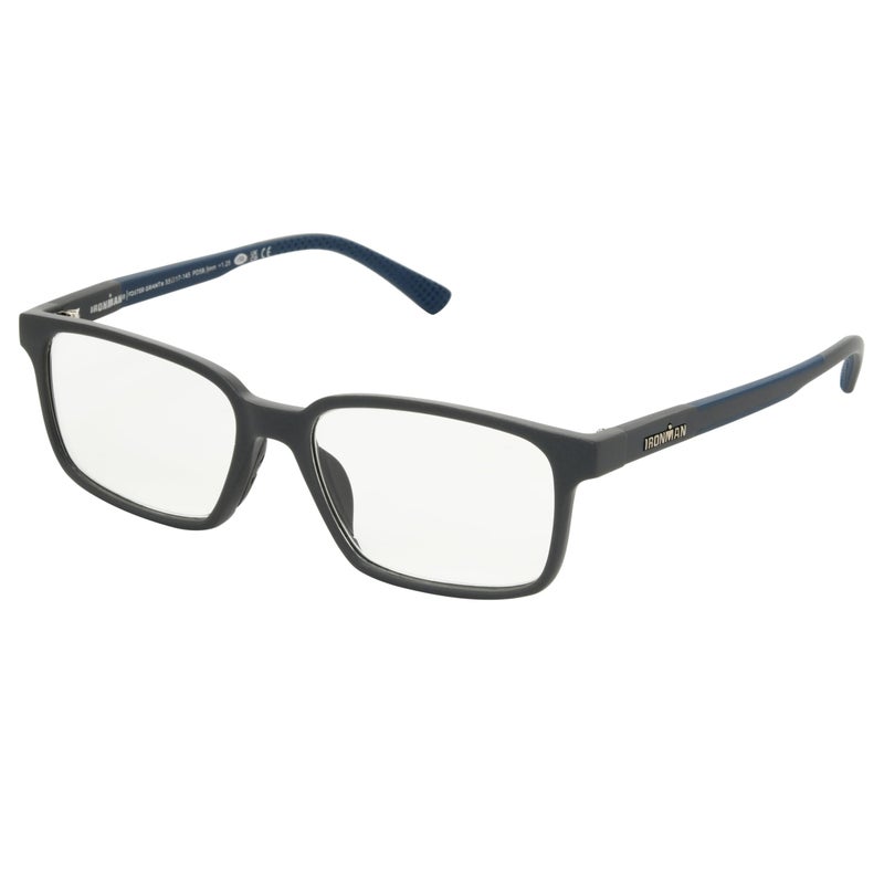 Ironman Foster Grant IRONMAN Mens Chase Square Reading Glasses BLACK 15x - Image 2