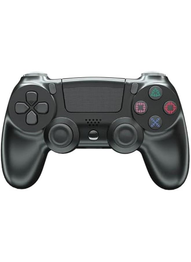 Captaintech Wireless Gamepad Controller Compatible with PS4 Console/Pro/Slim and PC has 6 Axis motion sensor, Dual Vibration Motor, Audio Jack Black  - Image 1