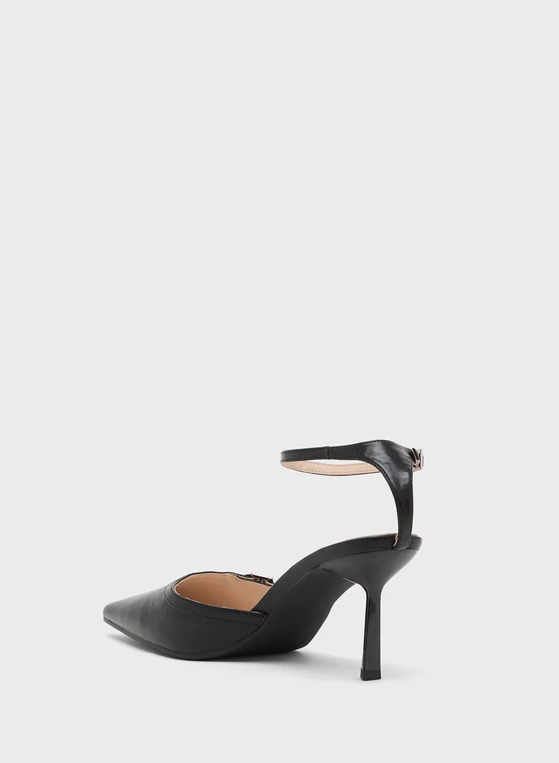 ELLA High Heel Ankle Strap Pump