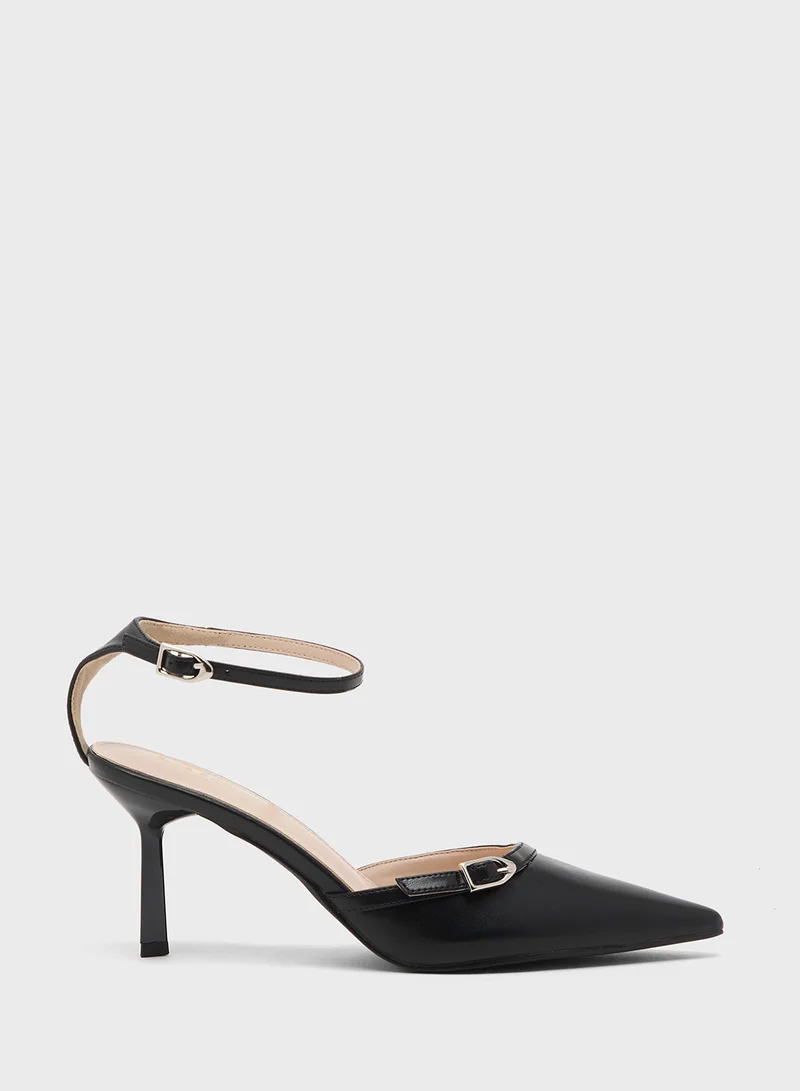 ELLA High Heel Ankle Strap Pump