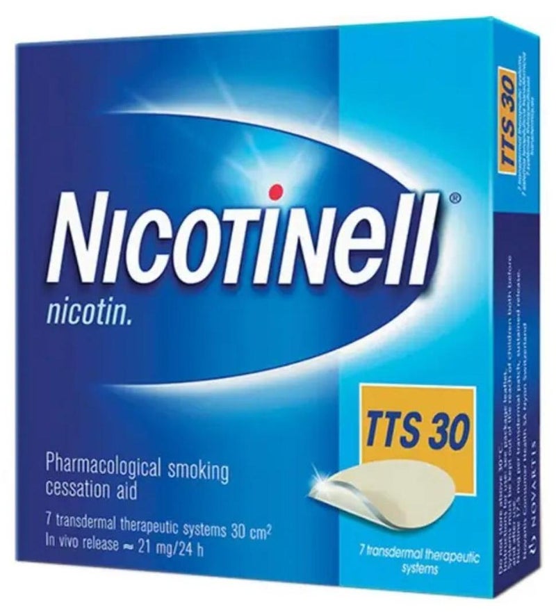 TTS 30 Patches 7s for Smoking cessation