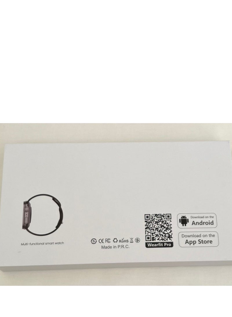 ساعة ذكية اتش كيه 9 الترا 2024 مقاس 49 ملم للرجال والنساء بخاصية الاتصال بالبلوتوث وشاشة اموليد وتقنية الاتصال قريب المدى لاجهزة اندرويد واي او اس (وير فيت ربو) خاصية شات جي بي تي | برتقالي - Image 3