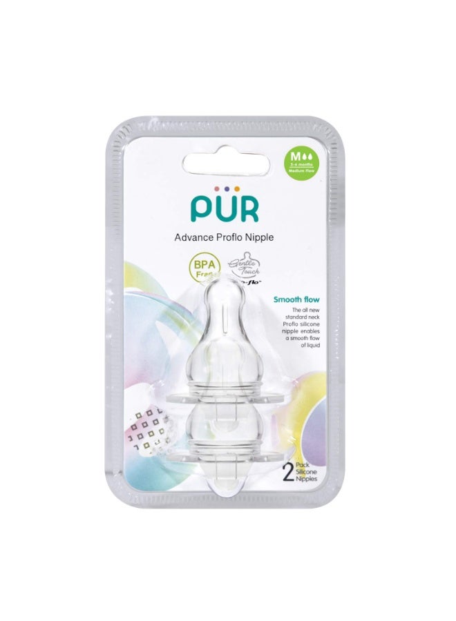 Pur "Gentle Touch" slim neck nipple - small size - 2-pack - Image 4