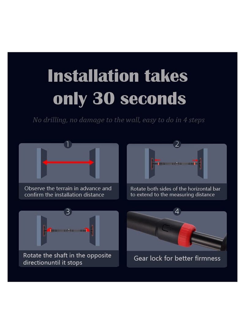 Spall Full Upper Body Workout Assistance  Our home gym bar allows you to perform a variety of upper body strengthening exercises suc as pull ups chin ups sit ups leg and knee raises hanging crunches and L s  - Image 5