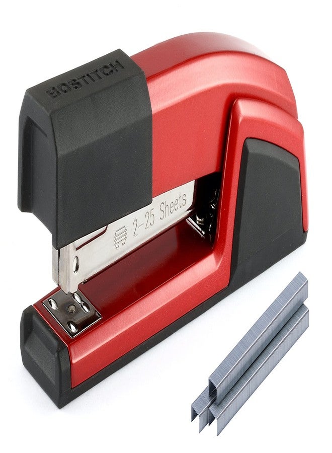 Bostitch Office Epic Metal 3 in 1 Stapler, 25 Sheet Capacity, Includes 210 Staples in Staple Storage Compartment & Integrated Remover, - Image 1