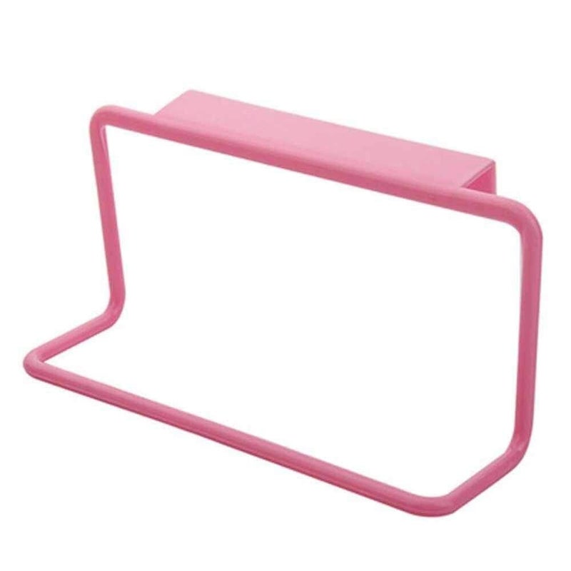 Orcoa Orcoa No Drill Towel and Napkin Hanger Organizer for Kitchen, Bathroom, Cabinet and Cupboards (Random Colors) (Pack of 2)  - Image 3