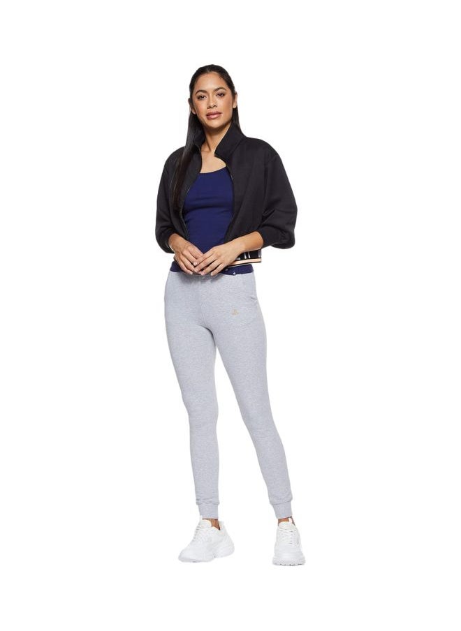 JOCKEY Jockey 1323 Women Super Combed Cotton Elastane French Terry Slim Fit Joggers with Zipper Pockets  - Image 4