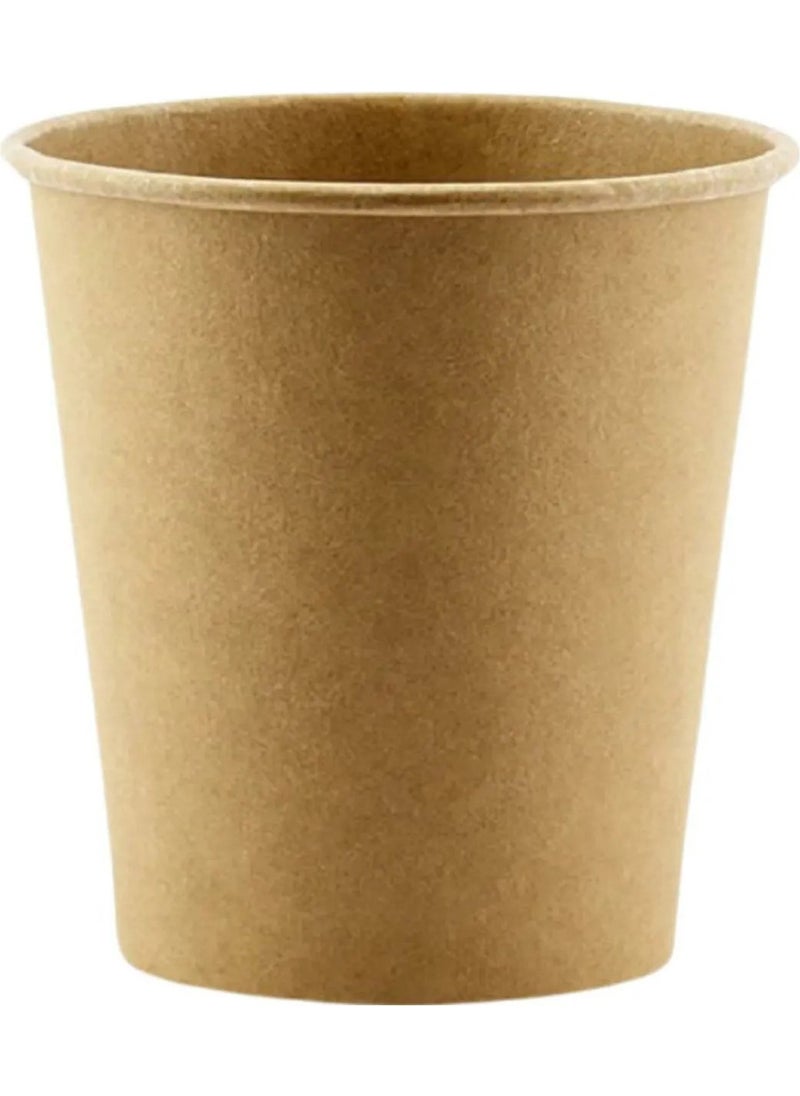 Kraft Organic Cardboard Cup 8 oz - 50 PCS 
