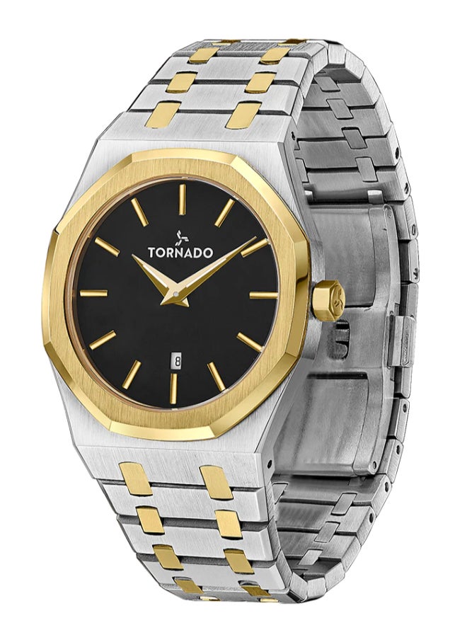 TORNADO Men's Stainless Steel Analog Watch T9009-TBTB - 42 mm - Image 2