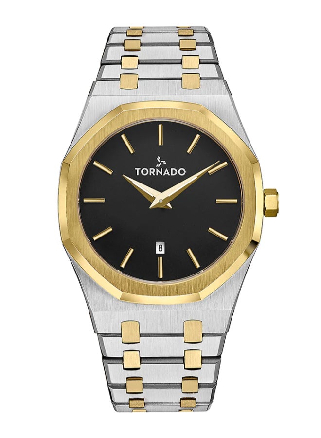 TORNADO Men's Stainless Steel Analog Watch T9009-TBTB - 42 mm - Image 1