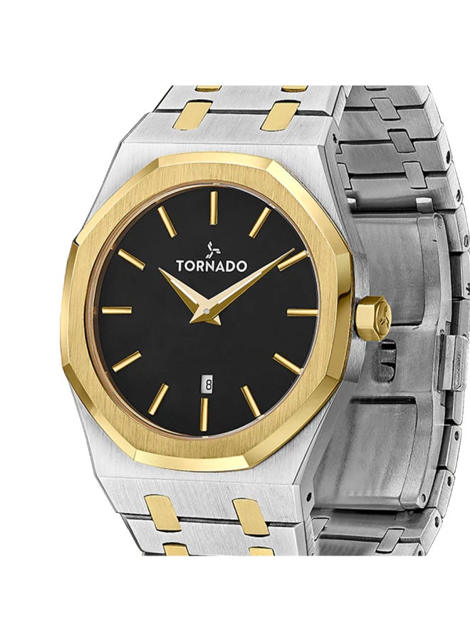 TORNADO Men's Stainless Steel Analog Watch T9009-TBTB - 42 mm - Image 4