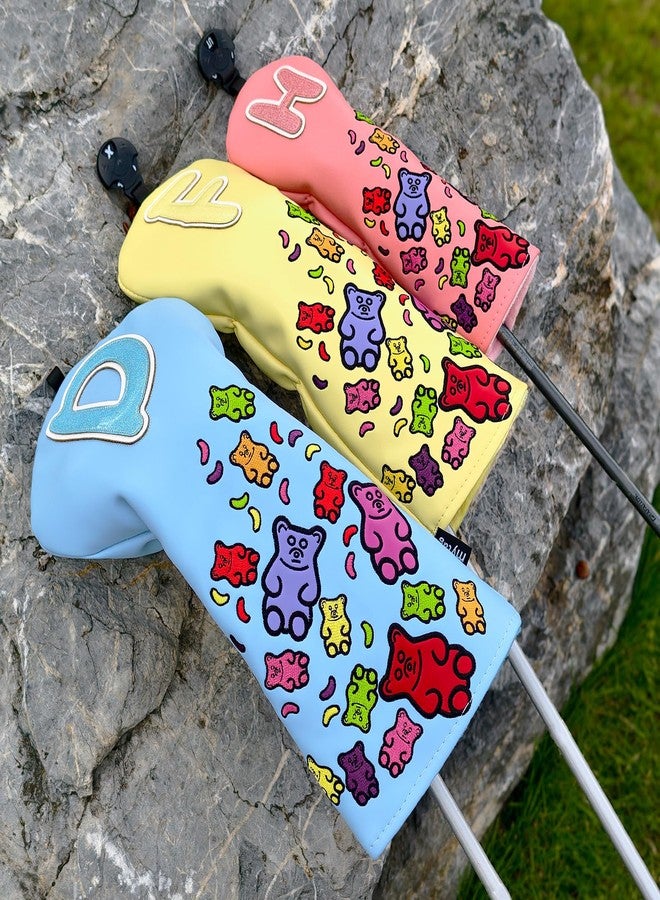 mytag Golf Club Covers for Woods and Driver, Gummy Bears Pattern Headcover, Golf Headcovers for Kids Youth Girls Boys (for Driver) - Image 5