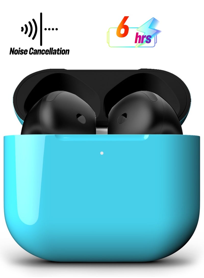 Craft MERLIN CRAFT CUSTOMIZED APPLE AIRPODS 4 ANC DUAL TURQUOISE  - Image 1