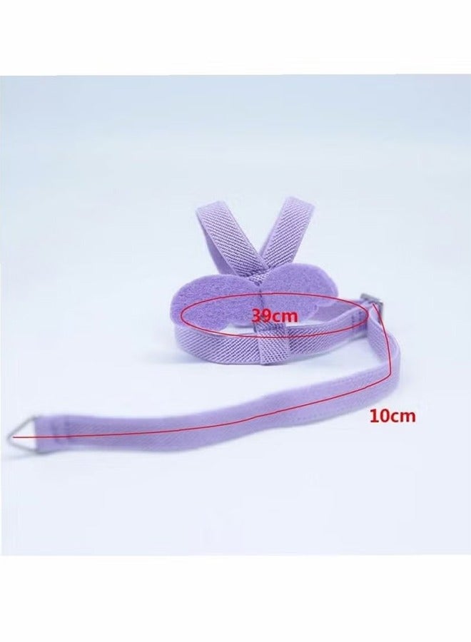 Bird Training Leash, Adjustable Parrot Flying Strap Rope Universal Flying Traction Lead Durable Outing Gadget Outdoor Training Toy for Birds, Parrot, Cockatiel, Parakeet, Lory, 1 Pcs, Purple - Image 5