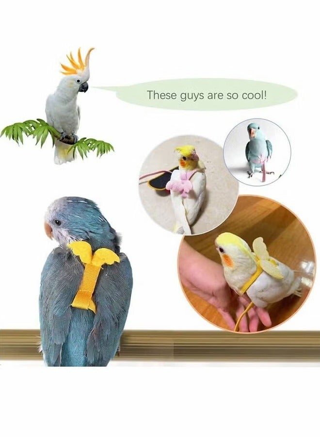 Bird Training Leash, Adjustable Parrot Flying Strap Rope Universal Flying Traction Lead Durable Outing Gadget Outdoor Training Toy for Birds, Parrot, Cockatiel, Parakeet, Lory, 1 Pcs, Purple - Image 4