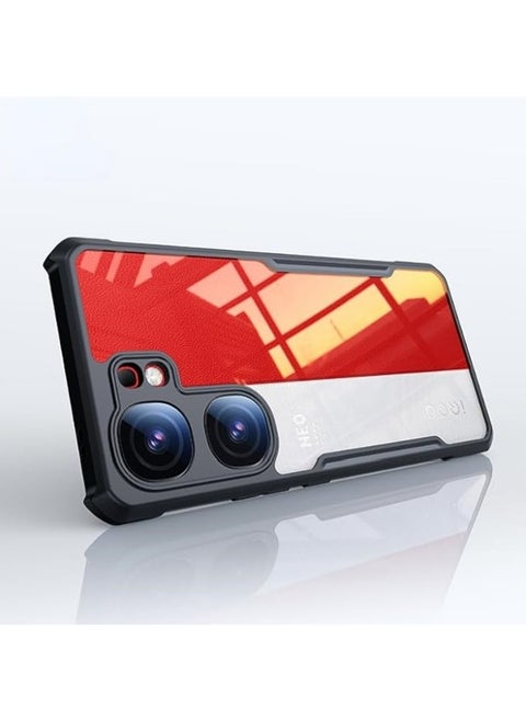Compatible with Vivo iQOO Neo 9 Pro Case Luxury Transparent Shockproof Bumper Protective Phone Cases