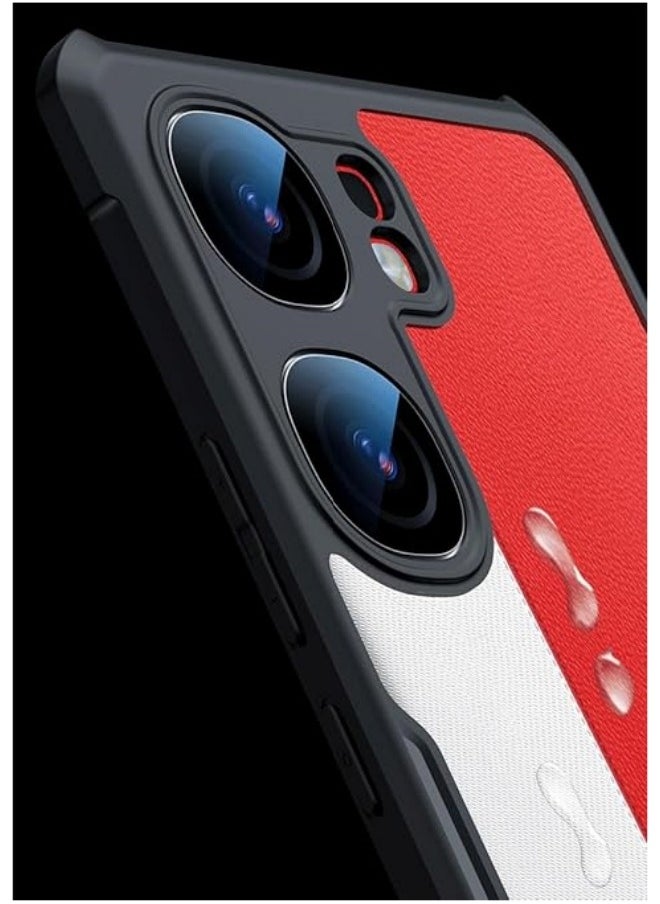 Compatible with Vivo iQOO Neo 9 Pro Case Luxury Transparent Shockproof Bumper Protective Phone Cases