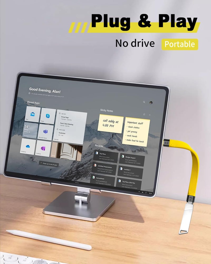 Duttek Short USB C Extension Cable 40Gbps, USB Type C Male to Female Extender Cord PD 100W, USB C Extender Cable Short Support 8K Video and Data Sync for Thunderbolt, Tablet, Phone, 5Inch - Image 4