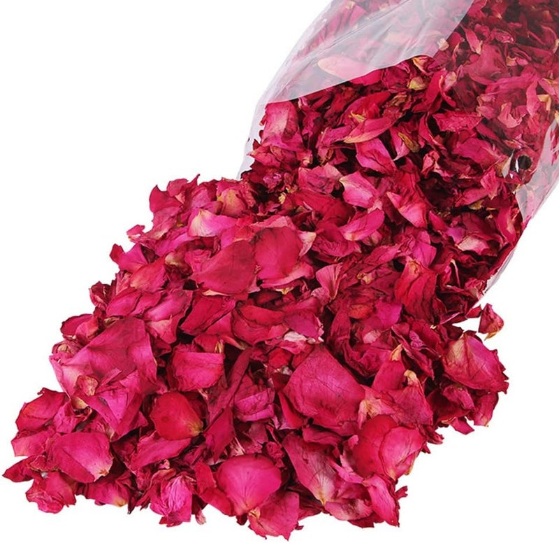 تو جيت منتج TooGet Flower Petals and Buds Variety Rose (4 أكياس) يحتوي على بتلات الورد وبراعم الورد من نوع Rosa Damascena وورود ذات حواف ذهبية، بالإضافة إلى أزهار الشاي الأخضر، وذلك لاستخدامها في تحضير الزيوت النباتية لأنواع مختلفة من الحرف اليدوية. - Image 2