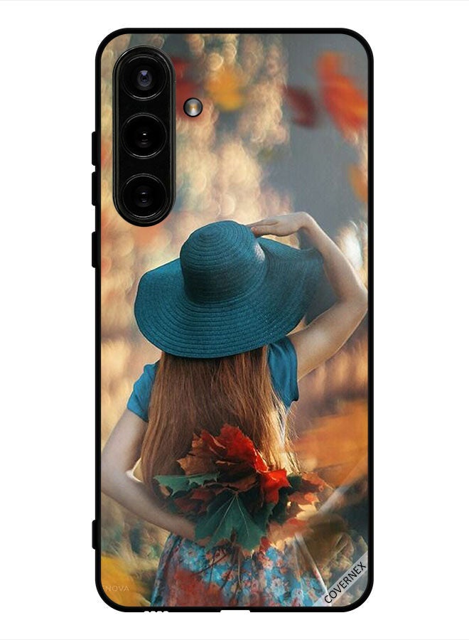 Covernex Protective Case Cover For Samsung Galaxy S24 Plus Hat Girl Hiding Love Leaves - Image 1