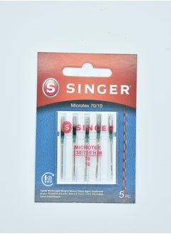 SINGER SINGER MICROTEX (QUILTING)/ SILK SIZE 70/10 (PACK OF 5 NEEDLES) BRAZIL 