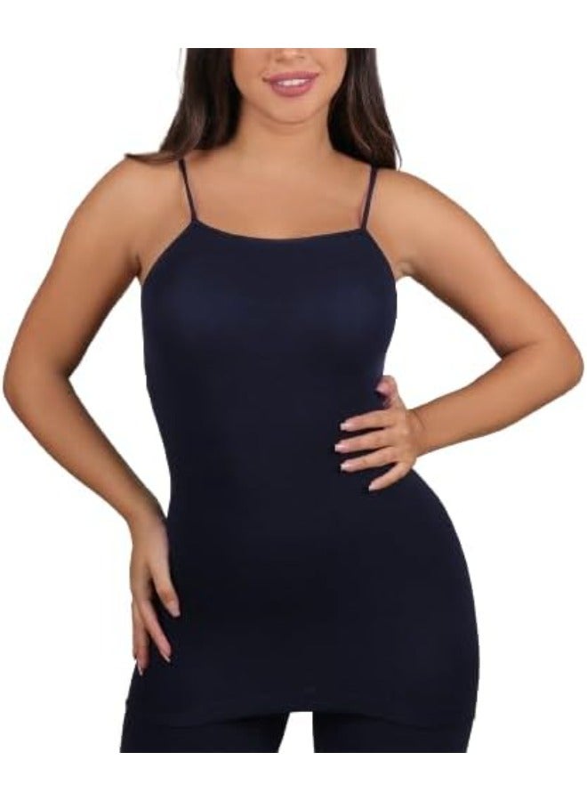 Selina Wear Women Bodysuit Tops - Cami Bodysuit Sheer Sleeveless - Shapewear Seamless, Compression Garment, Full Coverage Bust Seamless Bodysuit 