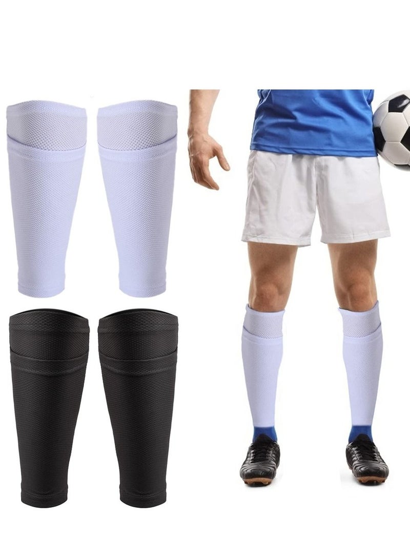 سيوسي 2 أزواج من الجوارب طماق كرة القدم ، كرة القدم التهوية طماق الأكمام ، وحقيبة طماق كرة القدم ، كرة القدم طماق الرف ، والجري ، دراجة - Image 1