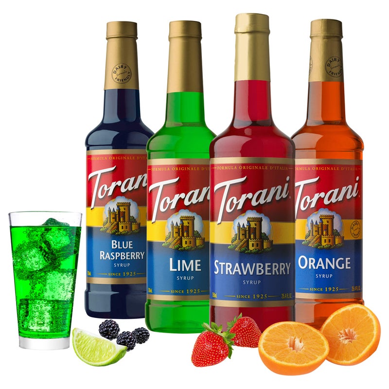 Torani Syrup Variety Pack, Soda Flavors, 25.4 Ounces (Set of 4) - Image 2