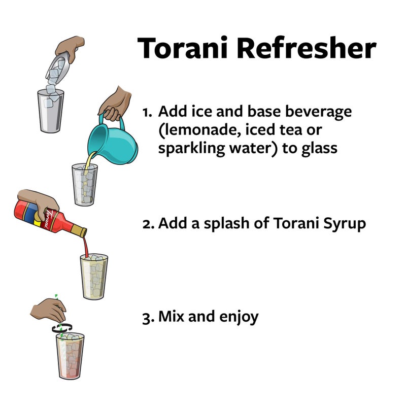 Torani Syrup Variety Pack, Soda Flavors, 25.4 Ounces (Set of 4) - Image 5