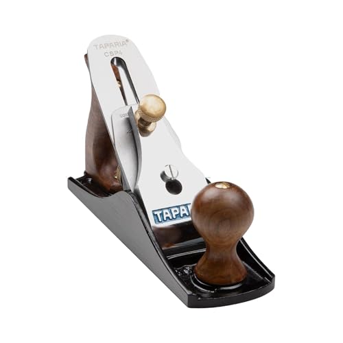 Taparia Jack Planer CSP 4 – Quality Planer(250 mm) for Precision Woodworking, Good-Grade Cast Iron Body, Wooden Handle and knob with Brass screw, 50 mm width blade with high carbon steel - Image 1