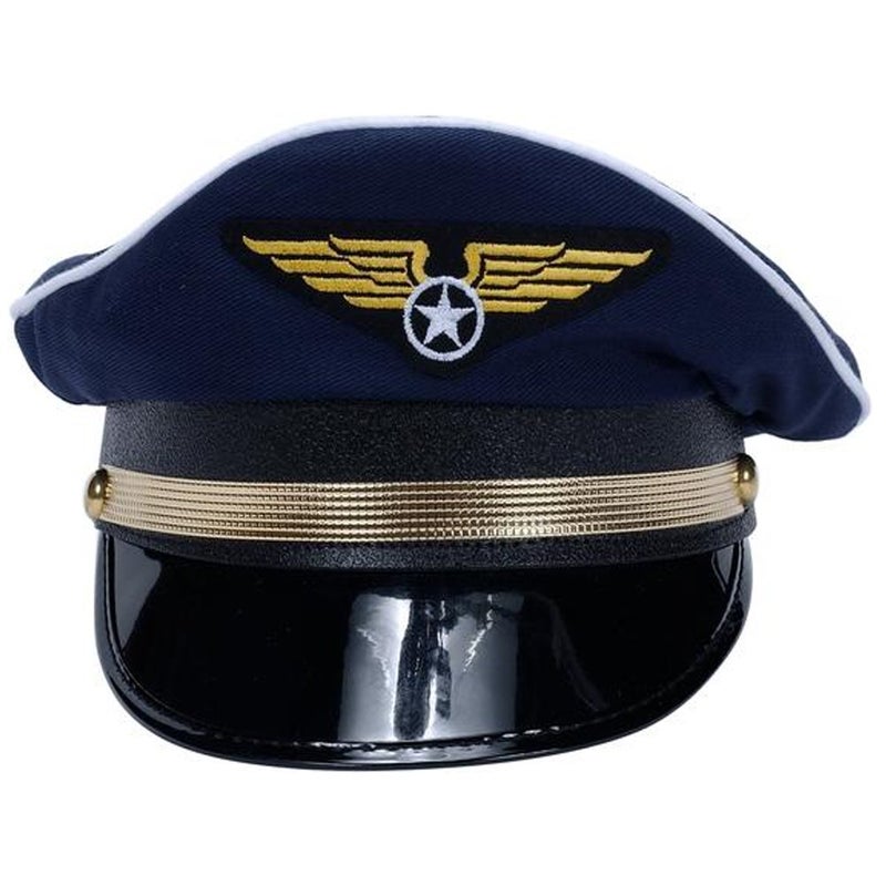 Tigerdoe Pilot Hat - 2 Pack - Captain Pilot Hats - Pilot and Flight Attendant Costume - Couples Costumes - Image 2