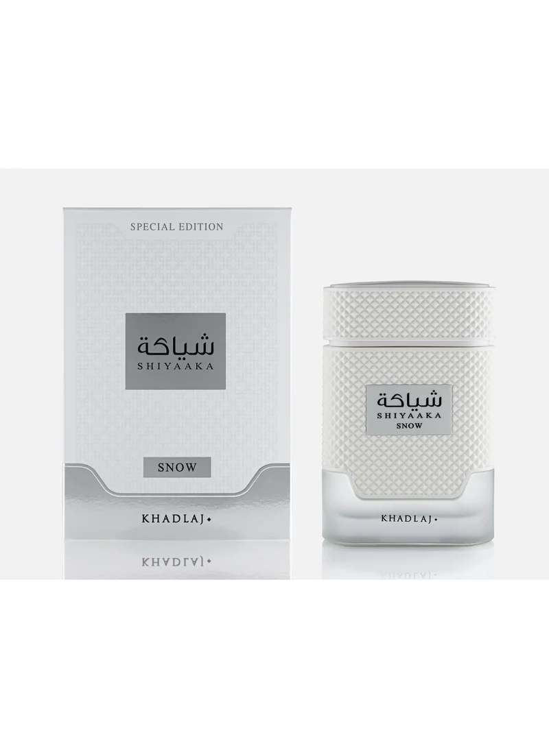 KHADLAJ PERFUMES SPECIAL EDITION SHIYAAKA SNOW 100 ML EAU DE PARFUM FOR MEN