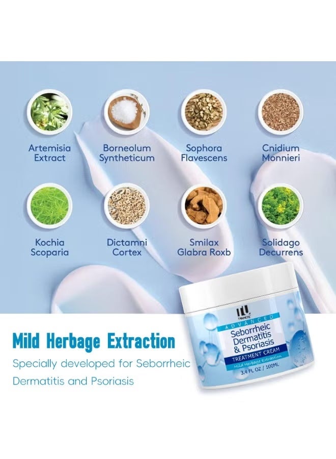 Day Wins Seborrheic Dermatitis Cream, Scalp Treatment for Psoriasis, Folliculitis, Dry Scalp, Dandruff, Anti-Itch Cream for Soothing Relief 100ml - Image 4
