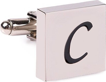 Letter C Single Men's Cufflink