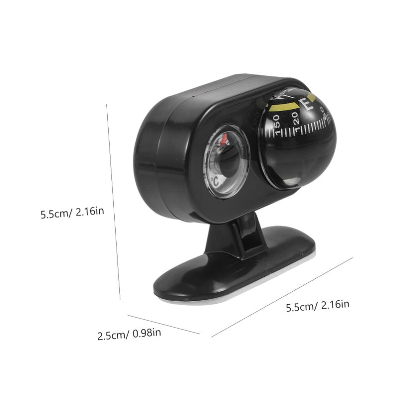 Car Dashboard Compass Thermometer with Digital Display for Accurate Direction and Temperature - Image 3