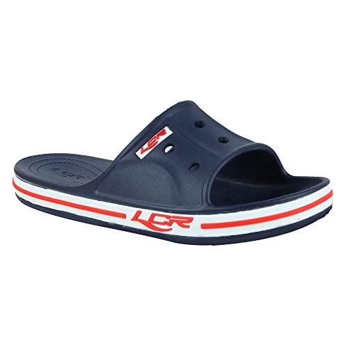 Lancer MENS SLIDE-HERO-BLU1 BLUE SLIPPERS - Image 1