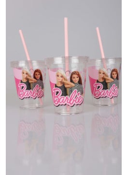 SPIDERMAN Licensed Barbie Crystal Cup with Straw  - Image 1