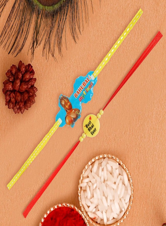 Vientiq Combo of 2 Bahubali & Best Bhai Kids Rakhi - Image 2