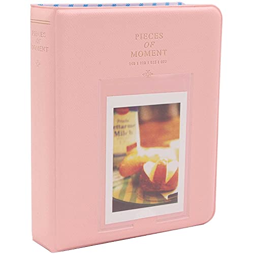 FotoCart [Instax Mini 64 Page Photo Album] Pieces of Moment Book Album Compatible for Films of Fujiflm Instax Mini 7s 8 8+ 9 25 26 50s 70 90 10 11 30 55 20 50 7 LiPlay & Hello Kitty (Pink) - Image 1