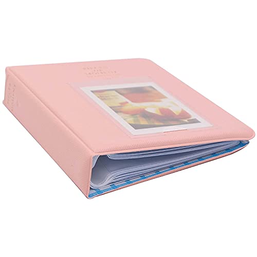 FotoCart [Instax Mini 64 Page Photo Album] Pieces of Moment Book Album Compatible for Films of Fujiflm Instax Mini 7s 8 8+ 9 25 26 50s 70 90 10 11 30 55 20 50 7 LiPlay & Hello Kitty (Pink) - Image 2
