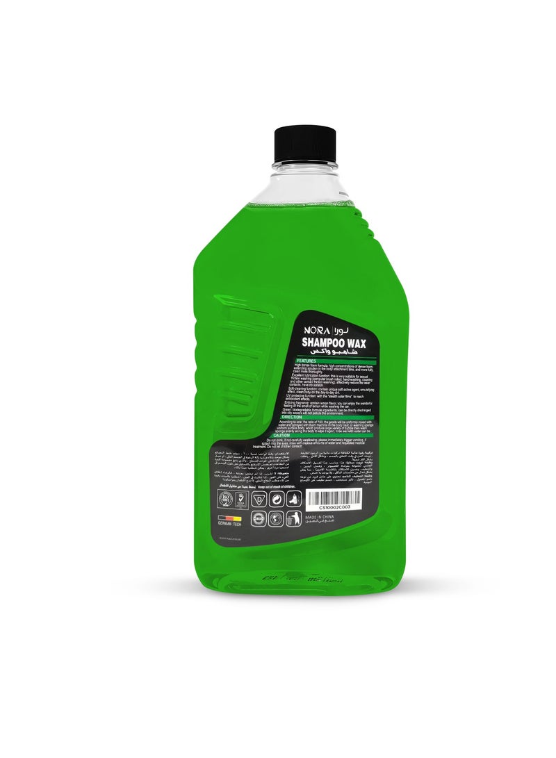 Nora Car Shampoo & Wax 2L – High Foam Car Wash Concentrate, Wash & Wax in One Step, Removes Dirt, Protects Paint, UV Protection, Safe for Car Body, Tyres, Plastic & Vinyl Parts - Image 5